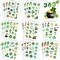363 Pcs St Patricks Day Stickers for Kids - Bulk Shamrock & Four Leaf Clover Stickers Crafts for Kids Classroom, Irish Saint Patrick's Day Party Favors Supplies Decorative for Gift Box Envelope Cards